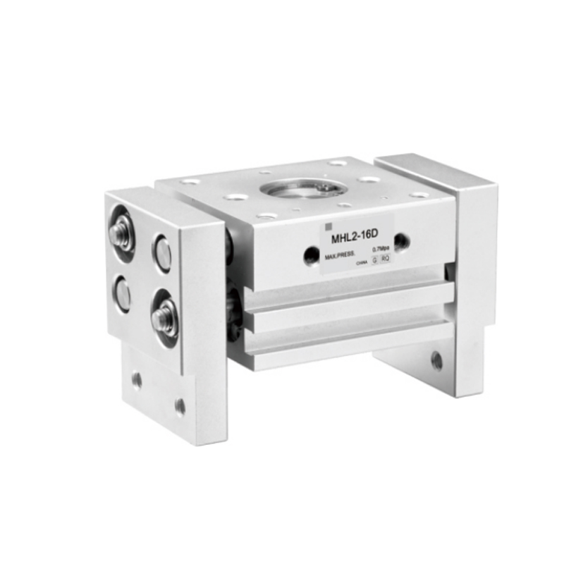 Pinza pneumatica di tipo largo serie MHL2 (tipo ad apertura e chiusura parallela).