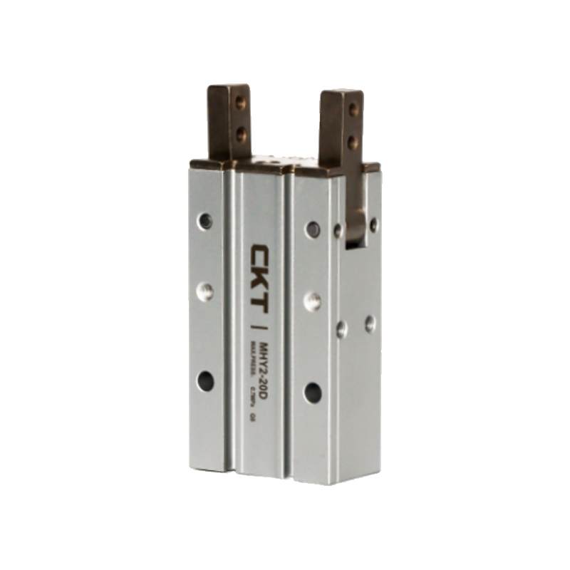 Serie MHY2 (tipo con apertura/chiusura a fulcro)/Pinza pneumatica con apertura/chiusura a 180° con camma