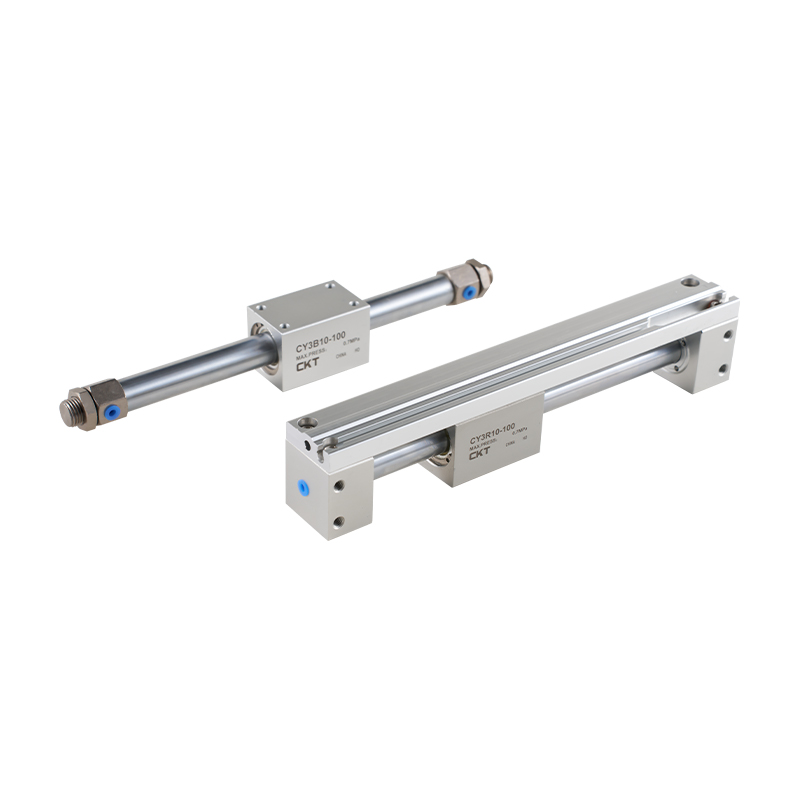 Cilindro senza stelo con accoppiamento magnetico serie CY3B/CY3R tipo base/tipo a montaggio diretto