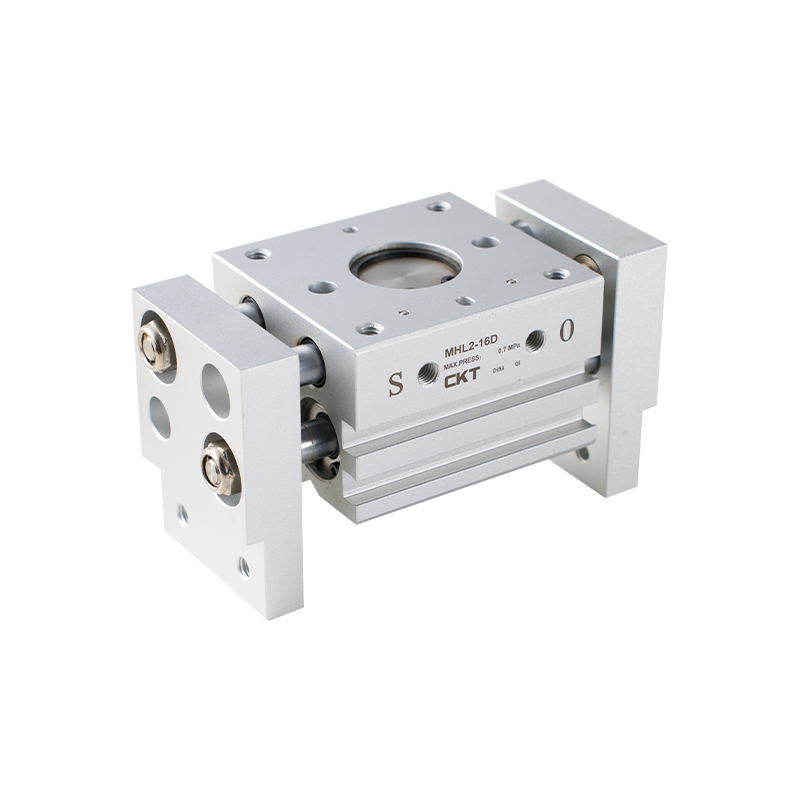 Pinza pneumatica di tipo largo serie MHL2 (tipo ad apertura e chiusura parallela).